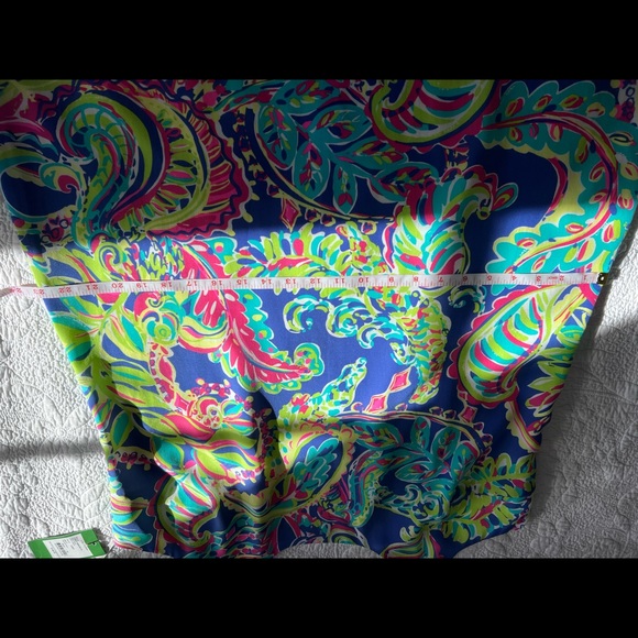 NWT Lilly Pulitzer XL Poppy Dress In ‘Toucan Play’ Print 100% silk w/poly lining - Picture 10 of 16